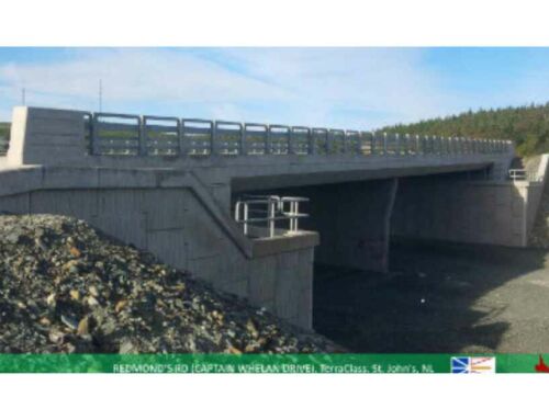 Redmond’s Rd – Reinforced Earth Wall Supporting Bridge Load in Newfoundland